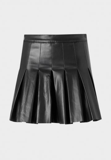 Кожаная юбка