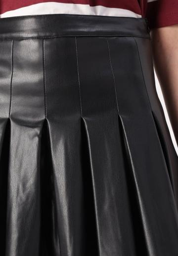 Кожаная юбка