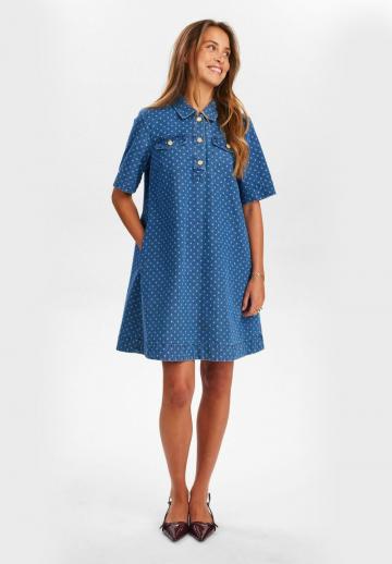 Джинсовое платье