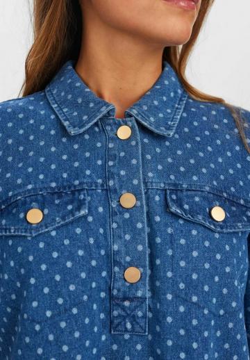 Джинсовое платье