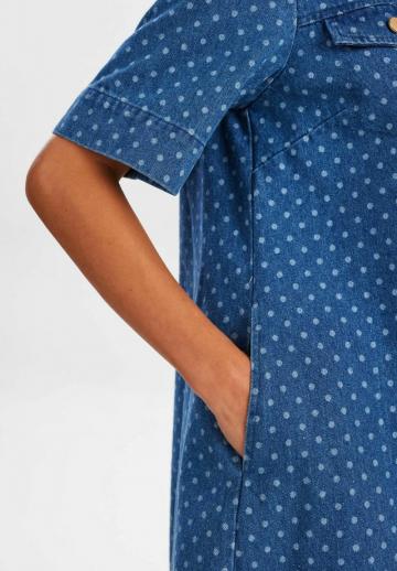 Джинсовое платье