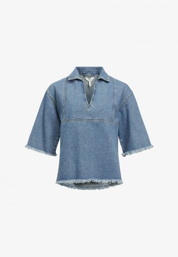 Джинсовая блузка