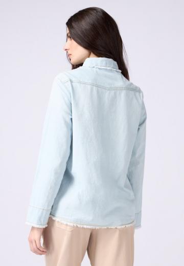 Джинсовая блузка