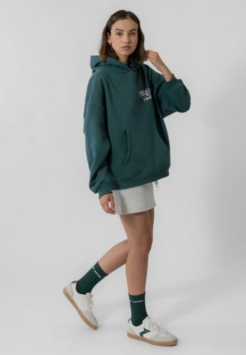 Пуловер с капюшоном