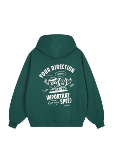 Пуловер с капюшоном