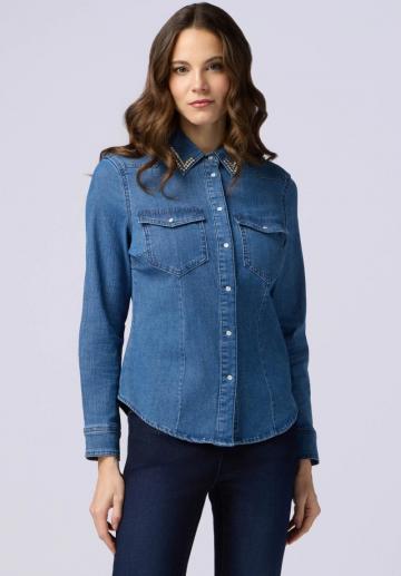Джинсовая блузка