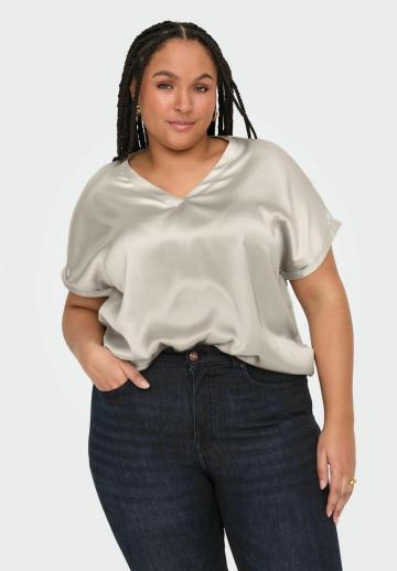 Атласная блузка