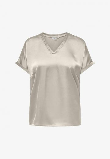 Атласная блузка