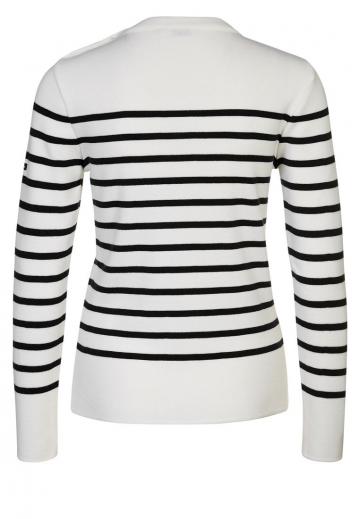 Пуловер в полоску