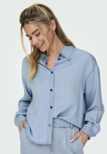 Джинсовая блузка