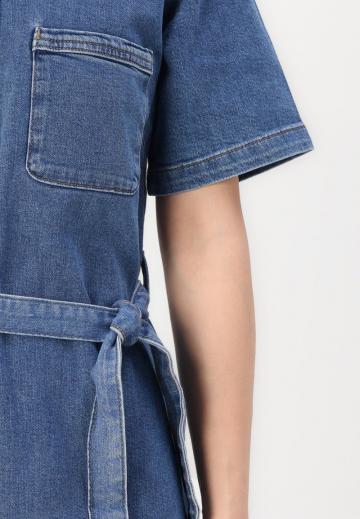 Джинсовое платье