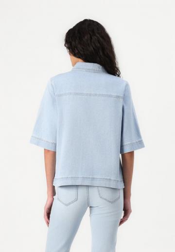 Джинсовая блузка