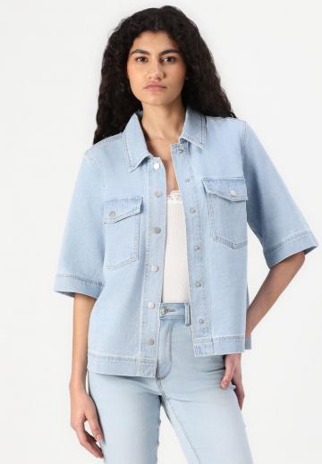 Джинсовая блузка