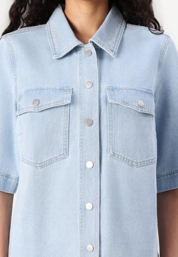 Джинсовая блузка