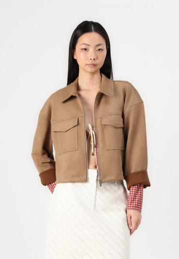 Блейзер с накладными карманами