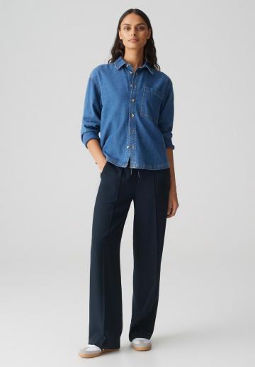 Джинсовая блузка