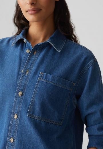 Джинсовая блузка