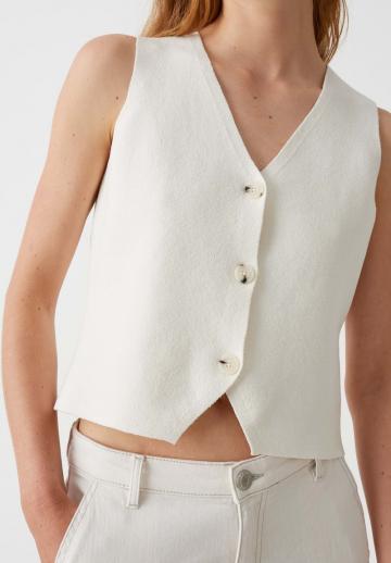 Джинсовая жилетка