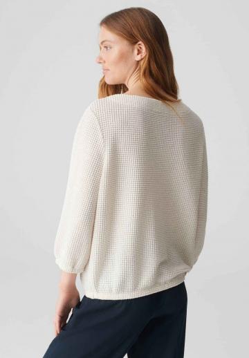 Пуловер с рукавом три четверти