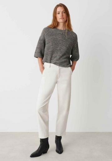 Пуловер с коротким рукавом