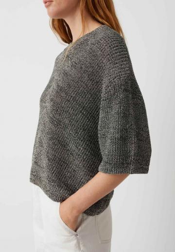 Пуловер с коротким рукавом