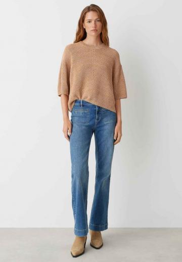 Пуловер с коротким рукавом