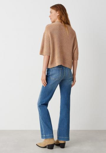 Пуловер с коротким рукавом