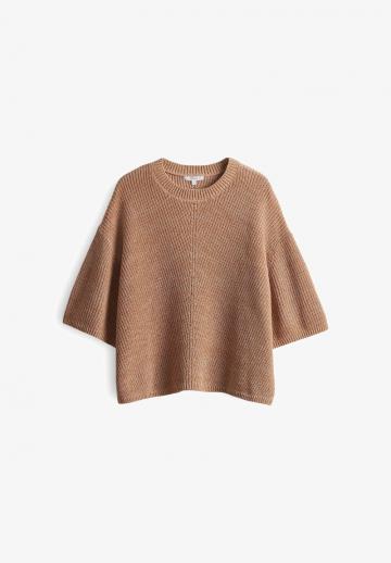 Пуловер с коротким рукавом