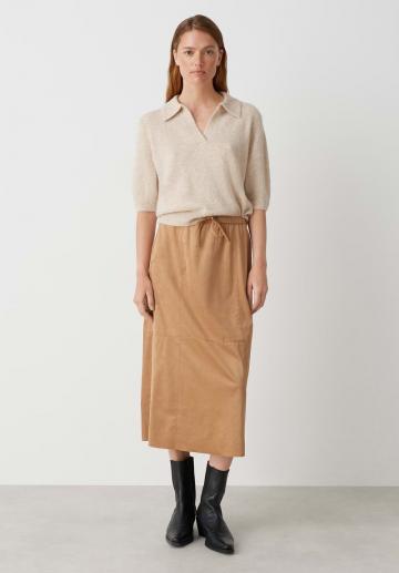 Кожаная юбка