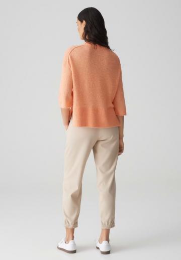 Пуловер с рукавом три четверти