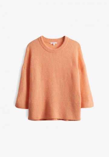 Пуловер с рукавом три четверти