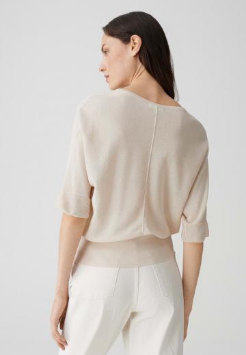 Пуловер с рукавом три четверти