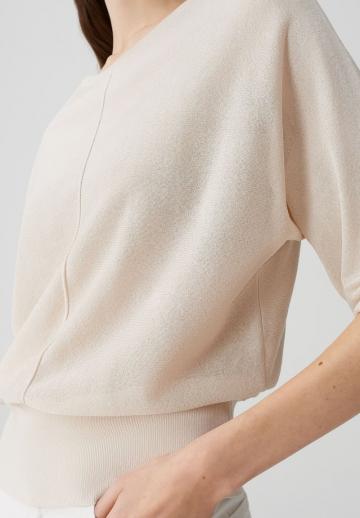 Пуловер с рукавом три четверти