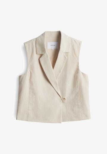 Джинсовая жилетка