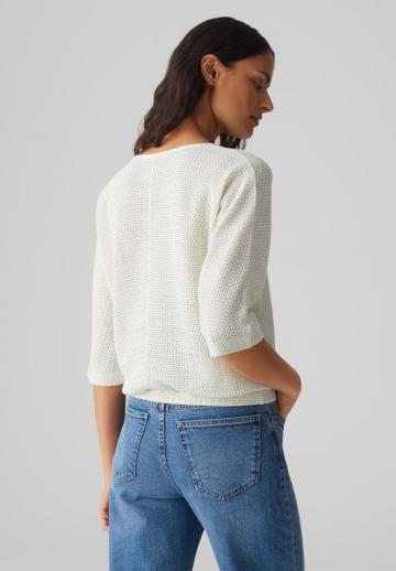 Пуловер с рукавом три четверти