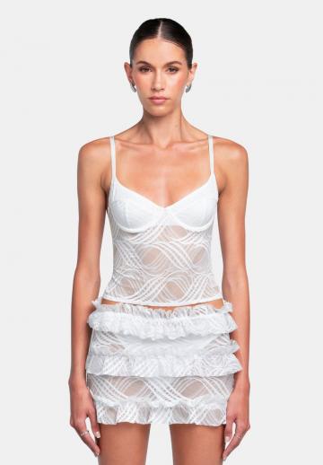 Топ на бретельках