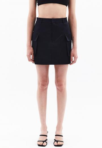 Юбка с накладными карманами