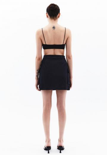 Юбка с накладными карманами