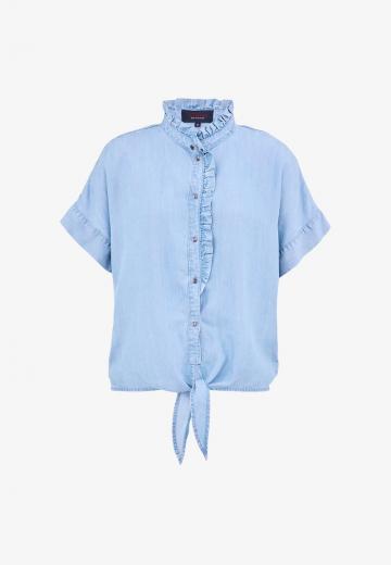 Джинсовая блузка