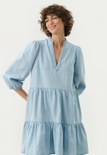 Джинсовое платье