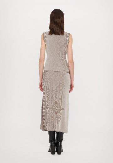 Пуловер без рукавов