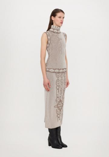 Пуловер без рукавов