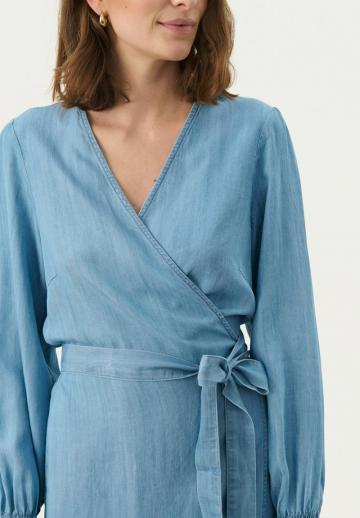 Джинсовое платье