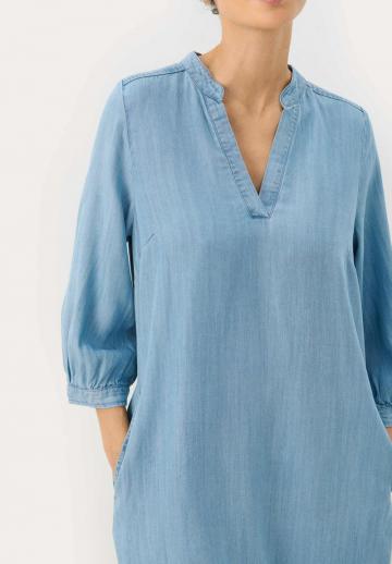 Джинсовое платье