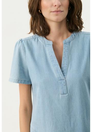 Джинсовое платье