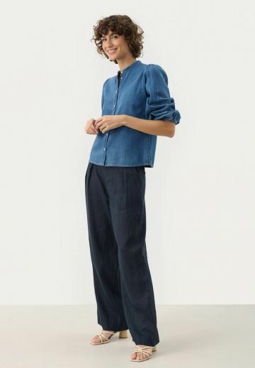 Джинсовая блузка