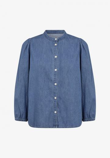 Джинсовая блузка