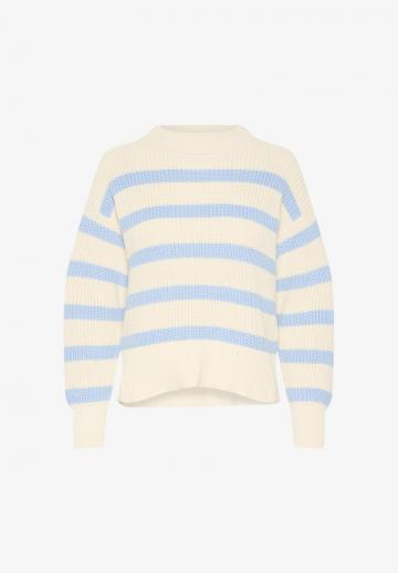 Пуловер в полоску