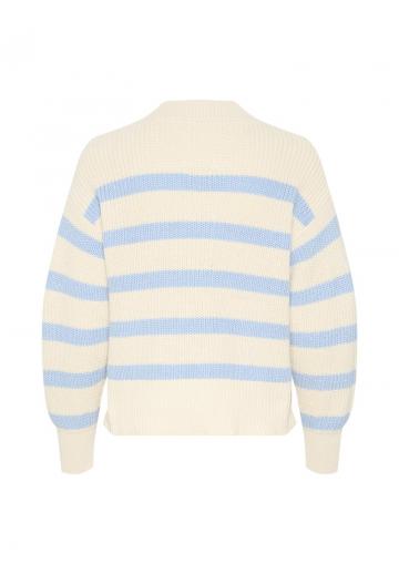 Пуловер в полоску