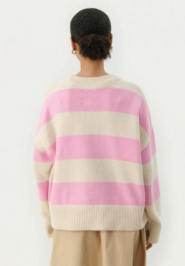 Пуловер в полоску